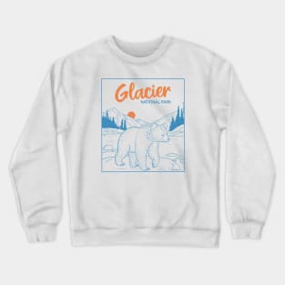 Glacier National Park Crewneck Sweatshirt